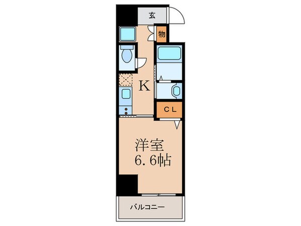 アリビオ立花Ⅲの物件間取画像